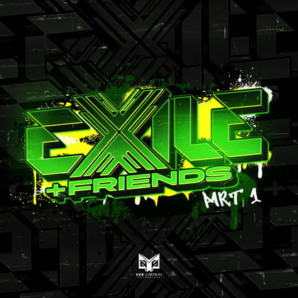 Exile & Friends Part 1 album by Exile - Drum and Bass Cover Art