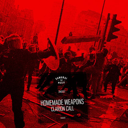 Clarion Call album by Homemade Weapons - Drum and Bass Cover Art