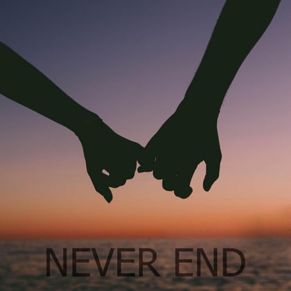 Never End album by Malk & NickBee - Drum and Bass Cover Art