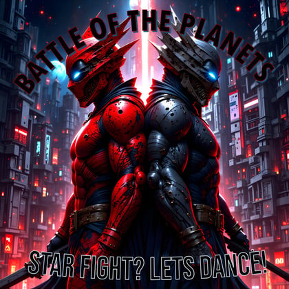 Star Fight? Let's Dance! album by Battle of The Planets - Drum and Bass Cover Art