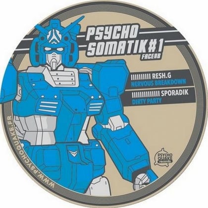 Psychosomatik 01 album by DJ Panik - Drum and Bass Cover Art