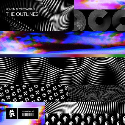 The Outlines album by Koven - Drum and Bass Cover Art