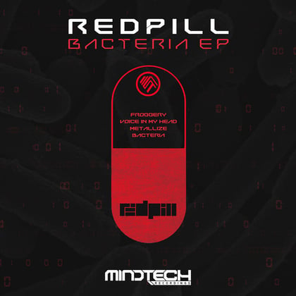 Bacteria EP album by Redpill - Drum and Bass Cover Art