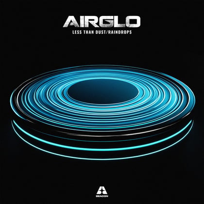 Less Than Dust / Raindrops album by AIRGLO - Drum and Bass Cover Art