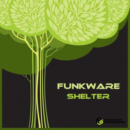 Shelter album by Funkware - Drum and Bass Cover Art
