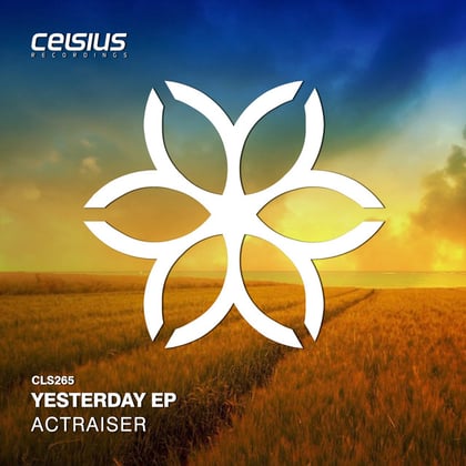 Yesterday EP album by Actraiser - Drum and Bass Cover Art