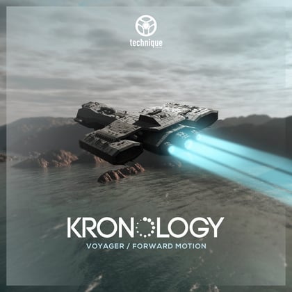 Voyager / Forward Motion album by Kronology - Drum and Bass Cover Art
