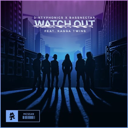Watch Out album by Dirtyphonics - Drum and Bass Cover Art