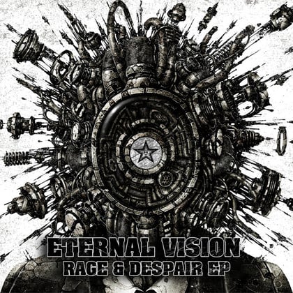 Rage & Despair EP album by Eternal Vison - Drum and Bass Cover Art