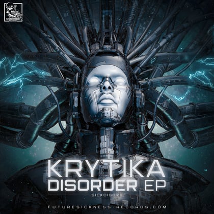 Disorder EP album by Krytika - Drum and Bass Cover Art