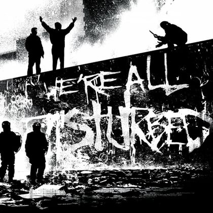 We're All Disturbed album by Response & Pliskin - Drum and Bass Cover Art