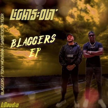 Blaggers EP album by Lights Out - Drum and Bass Cover Art