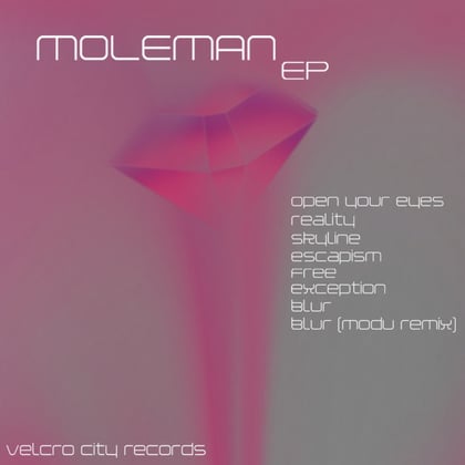 Moleman EP album by Moleman - Drum and Bass Cover Art