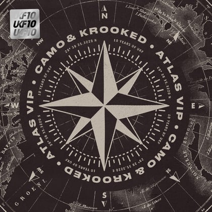 Atlas VIP [UKF10] album by Camo & Krooked - Drum and Bass Cover Art