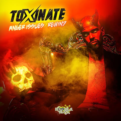 Anger Issues / Rewind album by Toxinate - Drum and Bass Cover Art