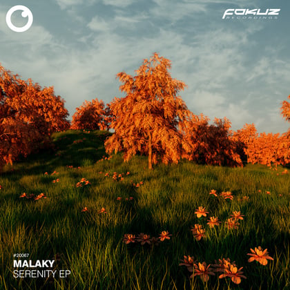 Serenity EP album by Malaky - Drum and Bass Cover Art