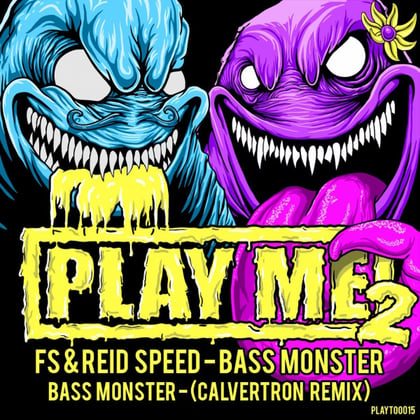 BASS MONSTER album by Reid Speed - Drum and Bass Cover Art