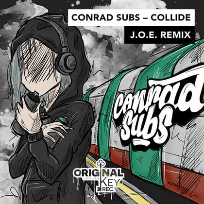 Collide (J.O.E Remix) album by Conrad Subs - Drum and Bass Cover Art
