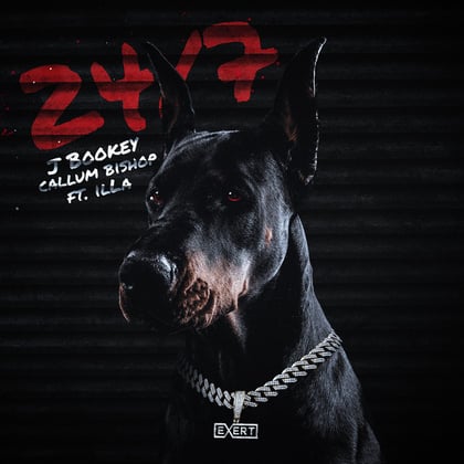 247 album by Bookey - Drum and Bass Cover Art