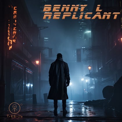 Replicant album by Benny L - Drum and Bass Cover Art