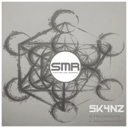 Mechwarrior album by Sk4nz - Drum and Bass Cover Art