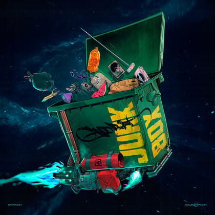 Junk Box album by Gydra - Drum and Bass Cover Art