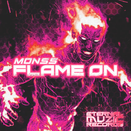 Flame On album by MONSS - Drum and Bass Cover Art