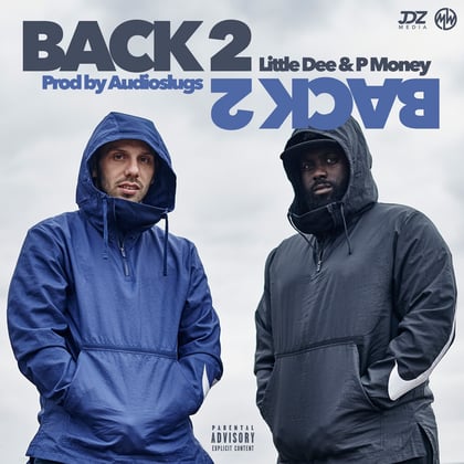 Back 2 Back album by P Money, Little Dee & Audio Slugs - Drum and Bass Cover Art