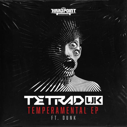 Temperamental EP album by Dunk & Tetrad UK - Drum and Bass Cover Art