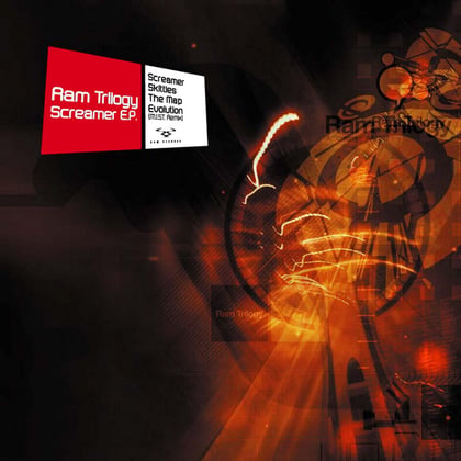 Screamer EP album by Ram Trilogy - Drum and Bass Cover Art