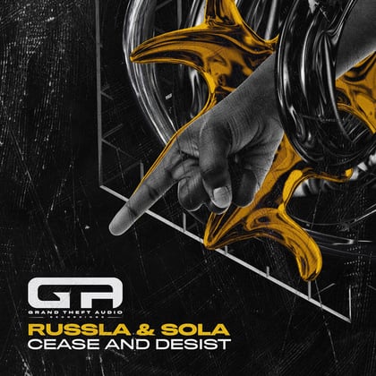 Cease & Desist album by Russla & Sola - Drum and Bass Cover Art
