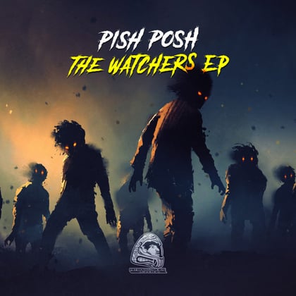 The Watchers EP album by Pish Posh - Drum and Bass Cover Art