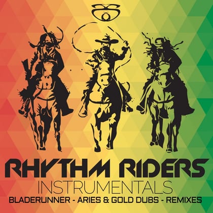 Rhythm Riders: Instrumentals, Pt. 1 album by The Rhythm Riders - Drum and Bass Cover Art