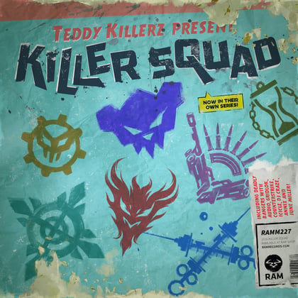 Killer Squad EP album by A.M.C & Teddy Killerz - Drum and Bass Cover Art