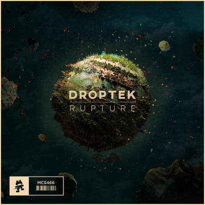 Rupture album by Droptek - Drum and Bass Cover Art