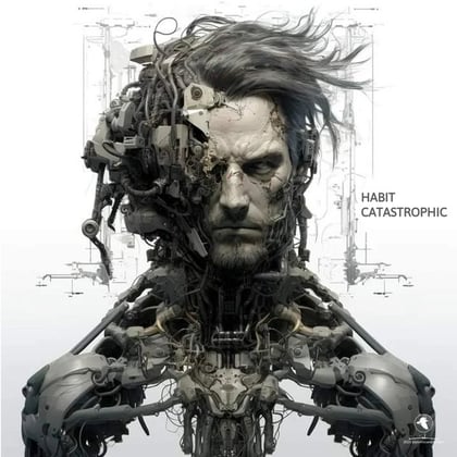 Catastrophic album by HABIT - Drum and Bass Cover Art