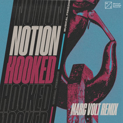 Hooked (Marc Volt Extended Remix) album by Notion - Drum and Bass Cover Art