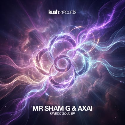 Kinetic Soul EP album by Mr. Sham G & AxAi - Drum and Bass Cover Art