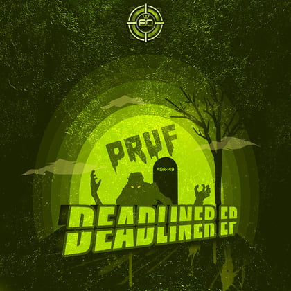Deadliner album by Pruf - Drum and Bass Cover Art