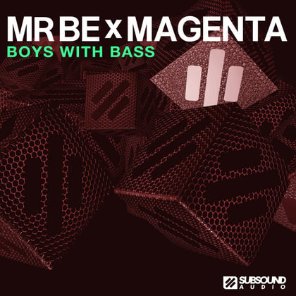 Boys With Bass album by Magenta & Mr BE - Drum and Bass Cover Art