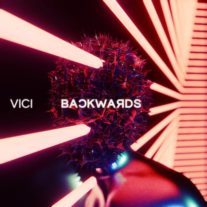 Backwards album by Vici - Drum and Bass Cover Art