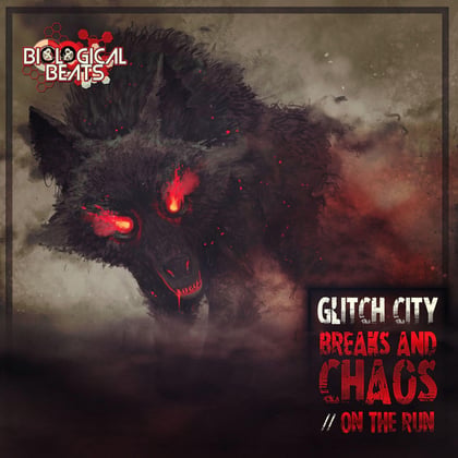 Break & Chaos / On the Run album by Glitch City - Drum and Bass Cover Art