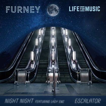 Night Night / Escalator album by Furney - Drum and Bass Cover Art