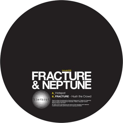 Hotspot / Hush the Crowd album by Fracture - Drum and Bass Cover Art