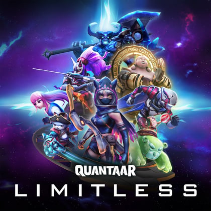 Limitless album by Voicians, Cody Matthew Johnson, dorsia & Quantaar - Drum and Bass Cover Art