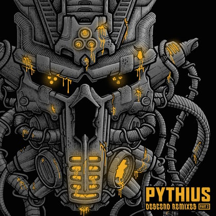 Descend Remixes, Part 2 album by Pythius - Drum and Bass Cover Art