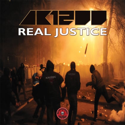 Real Justice album by AK1200 & Jay Aftermath - Drum and Bass Cover Art