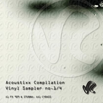 Inside / Japonica (Acoustixx Compilation Vinyl Sampler) album by MSDOS, FX909, Stunna & Cybass - Drum and Bass Cover Art