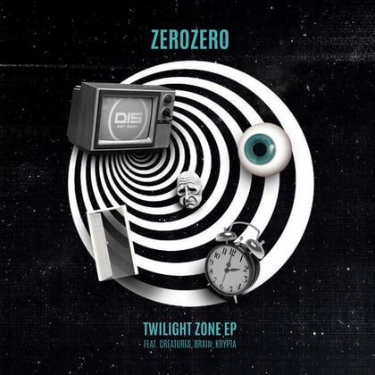 Twilight Zone EP album by ZeroZero - Drum and Bass Cover Art