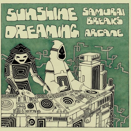Sunshine Dreaming album by Samurai Breaks & Hi Hatz - Drum and Bass Cover Art